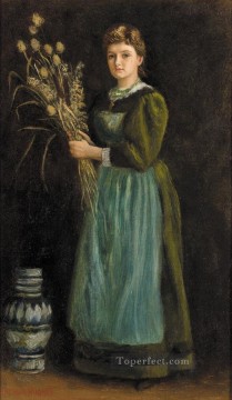 Lucy Hill Pre Raphaelite Arthur Hughes Oil Paintings